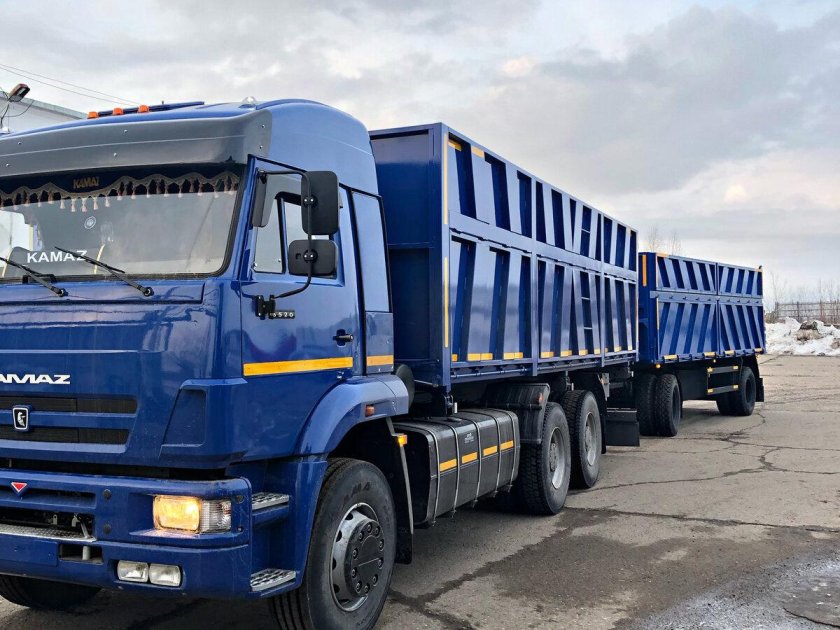 КАМАЗ 6520 зерновоз самосвал