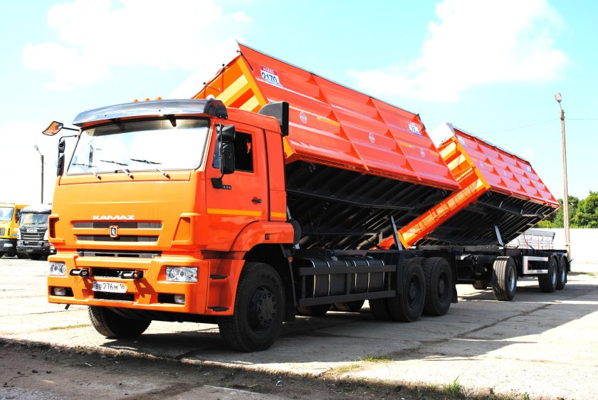КАМАЗ 6520 зерновоз самосвал