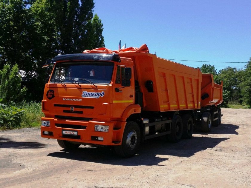 КАМАЗ 6520 С прицепом