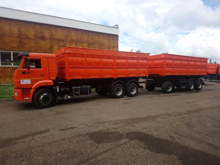 КАМАЗ 6520 бортовой зерновоз