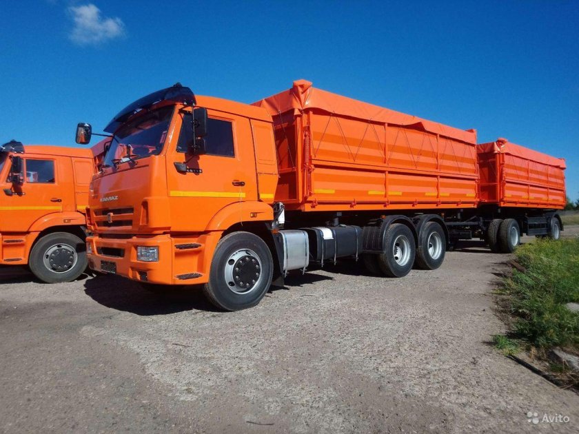 КАМАЗ 65115 зерновоз