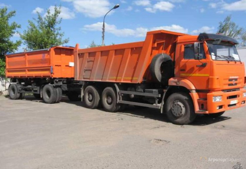 КАМАЗ 6520 С прицепом