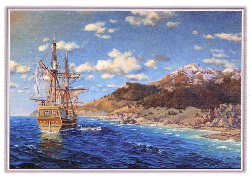 Корабль Беринга Святой Петр