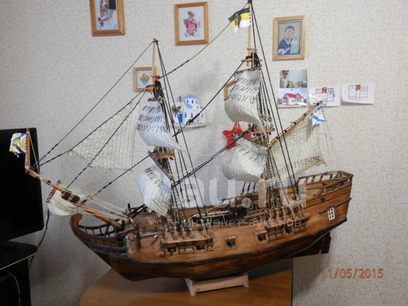 Пакетбот Святой Петр модель