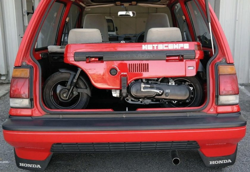 Honda City+Honda Motocompo