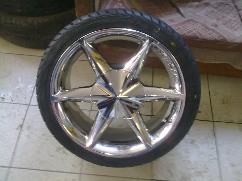 Литье хром r17 звезда