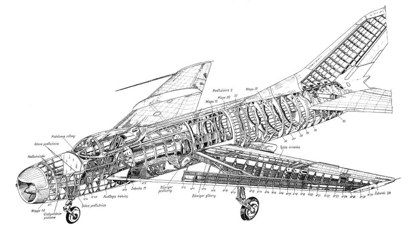 Миг 25 Компоновочная схема