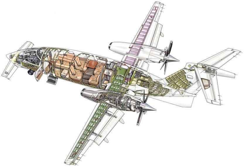 Самолёт Piaggio p.180 Avanti