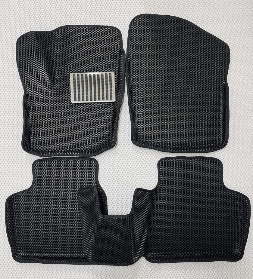 Коврики Eva с бортами черные для