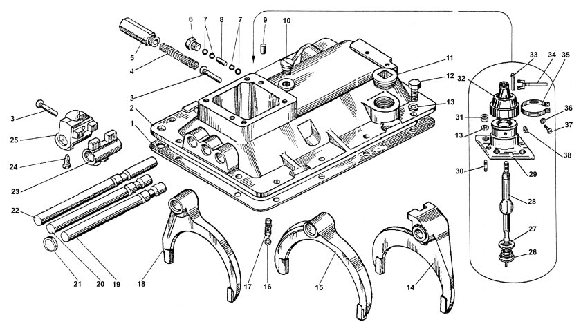 Механизм переключения КПП ЯМЗ 236