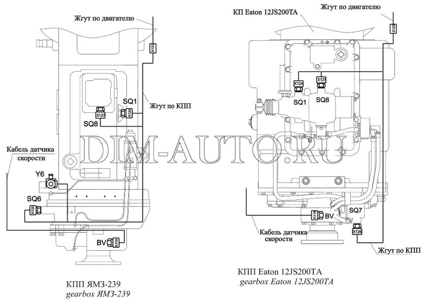 МАЗ коробка 12js200ta