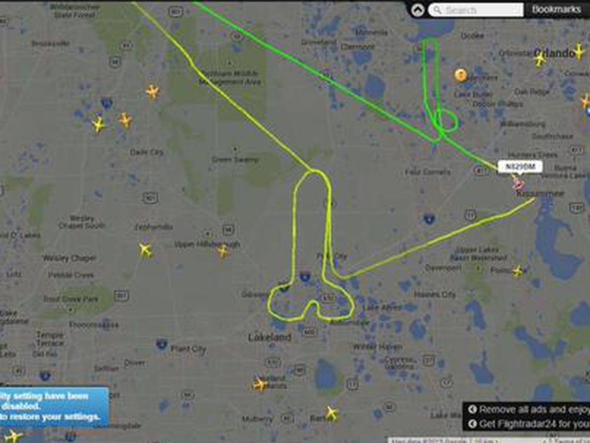 Карта самолетов