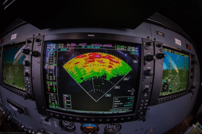 Погодный радар Boeing 737