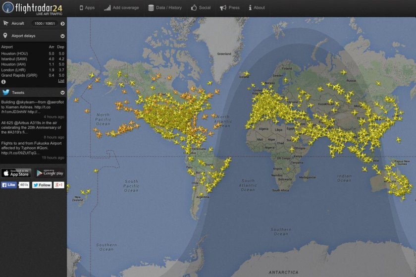 Флайтрадар симулятор