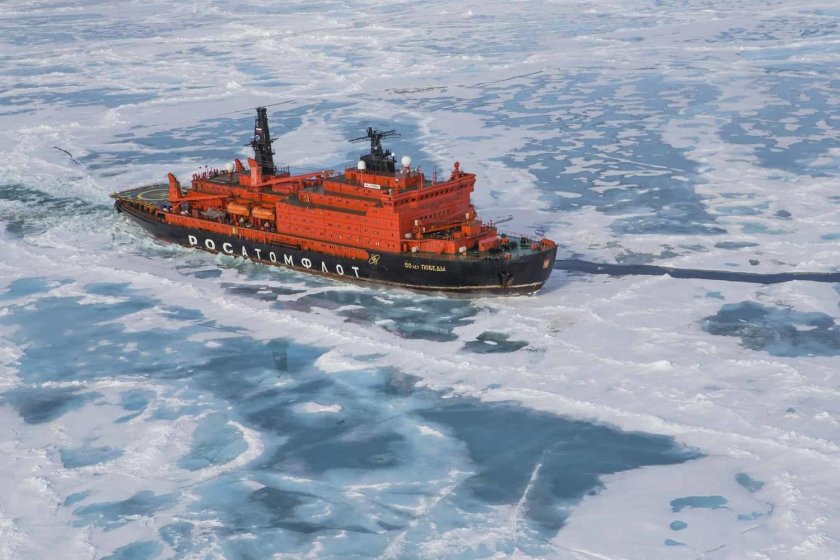 50 Лет Победы атомный ледокол