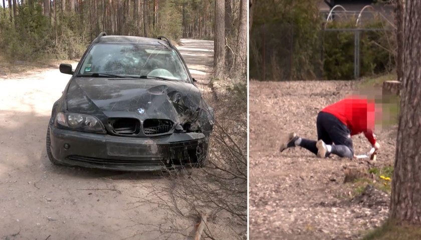 Убитая БМВ