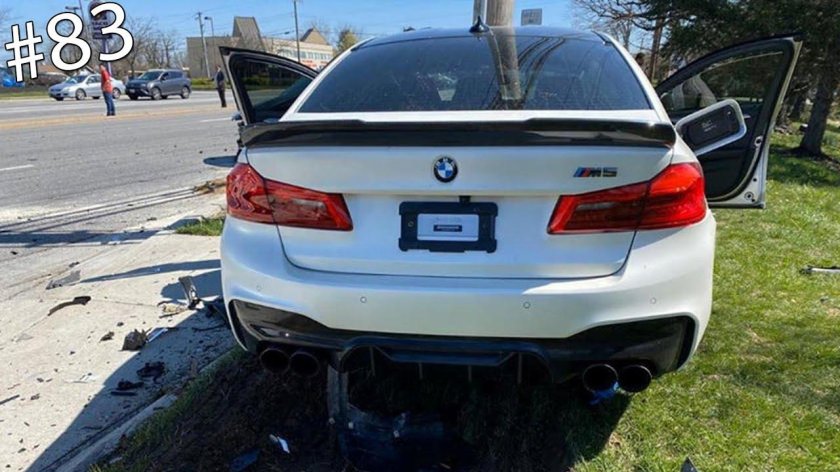 BMW m5 f90 авария