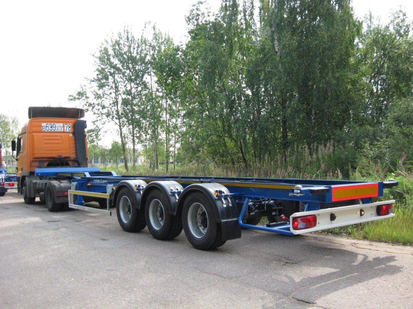 Новтрак полуприцепы контейнеровозы