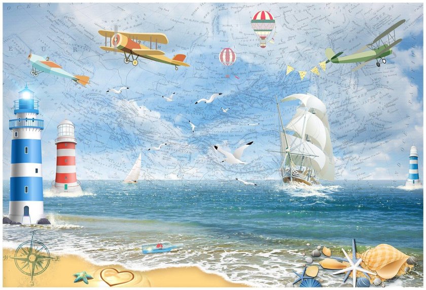 Фотообои в морском стиле