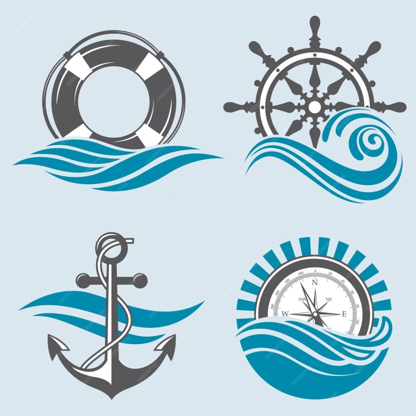 Якорь спасательный круг