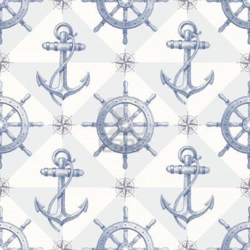 Орнамент морской тематики