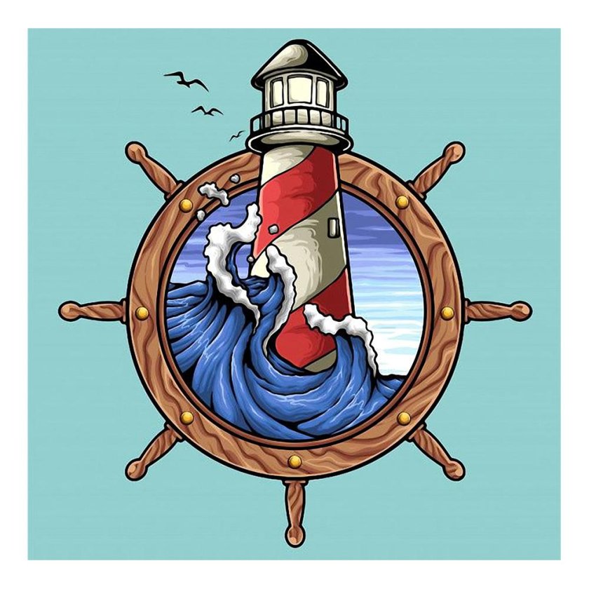 Тату в морском стиле