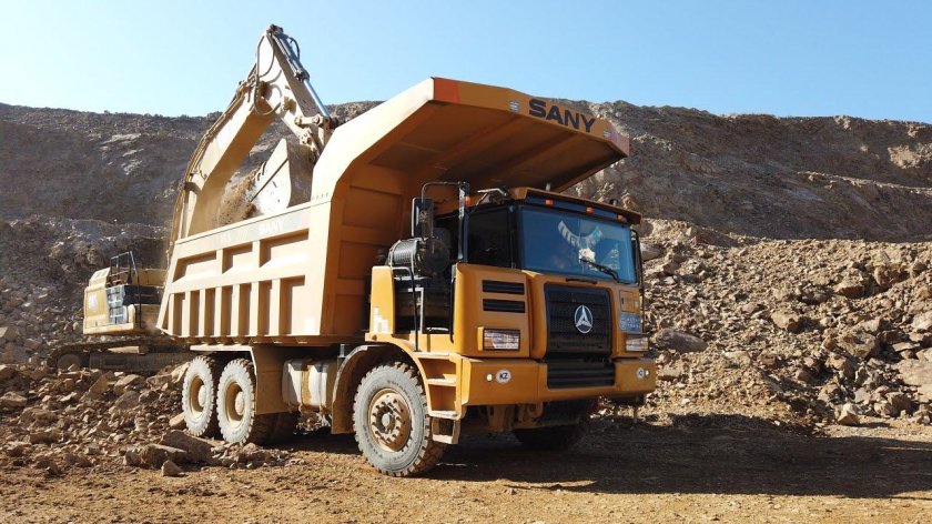 Самосвал sany skt90s