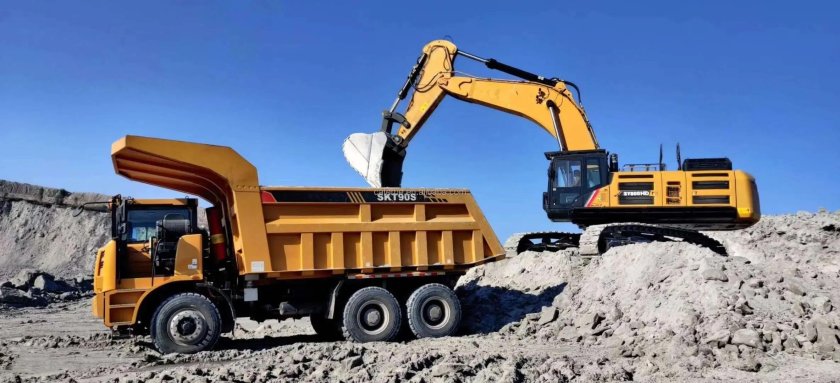 Карьерный самосвал sany srt45