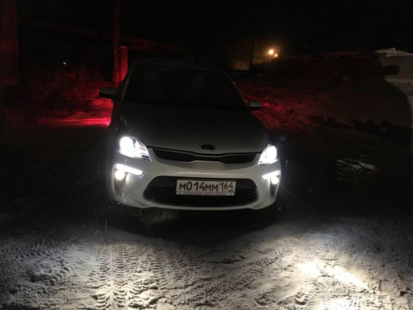 Kia Rio led лампы