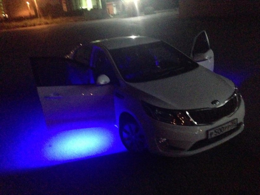 Подсветка Киа Рио 3