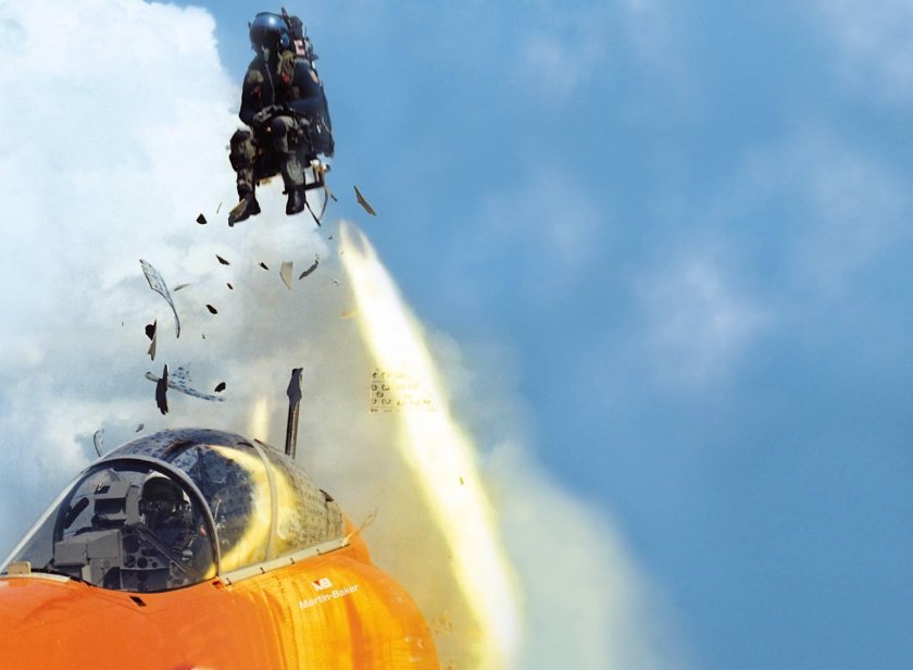 Миг-23 катапультирование