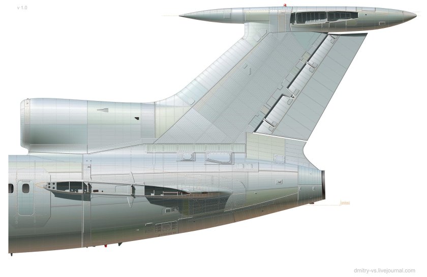 Воздухозаборник ту 154