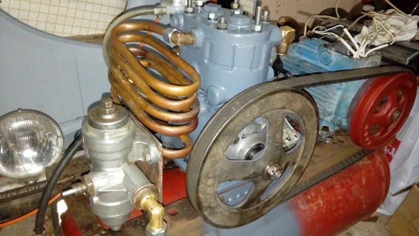 Компрессор воздушный ЗИЛ 130 система смазки