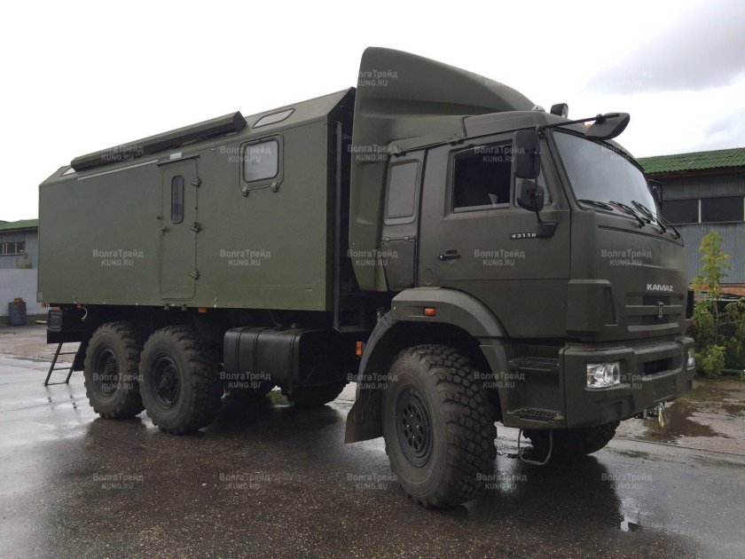 КАМАЗ вездеход 6х6 военный