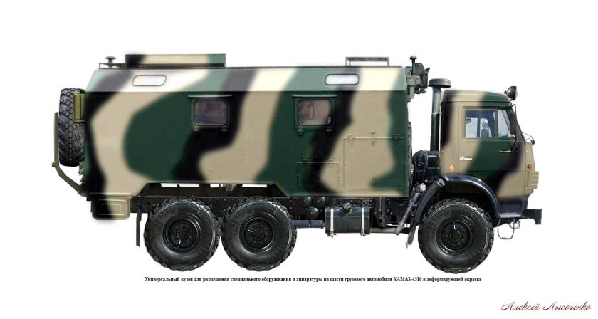 КАМАЗ 5350 кузов фургон