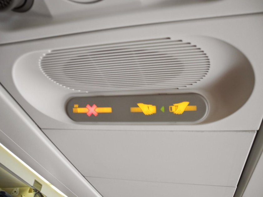 Табло пристегните ремни