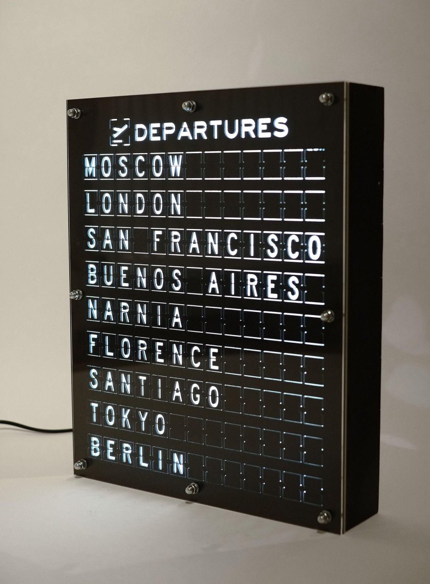 Холодильная витрина табло обозначения -с1