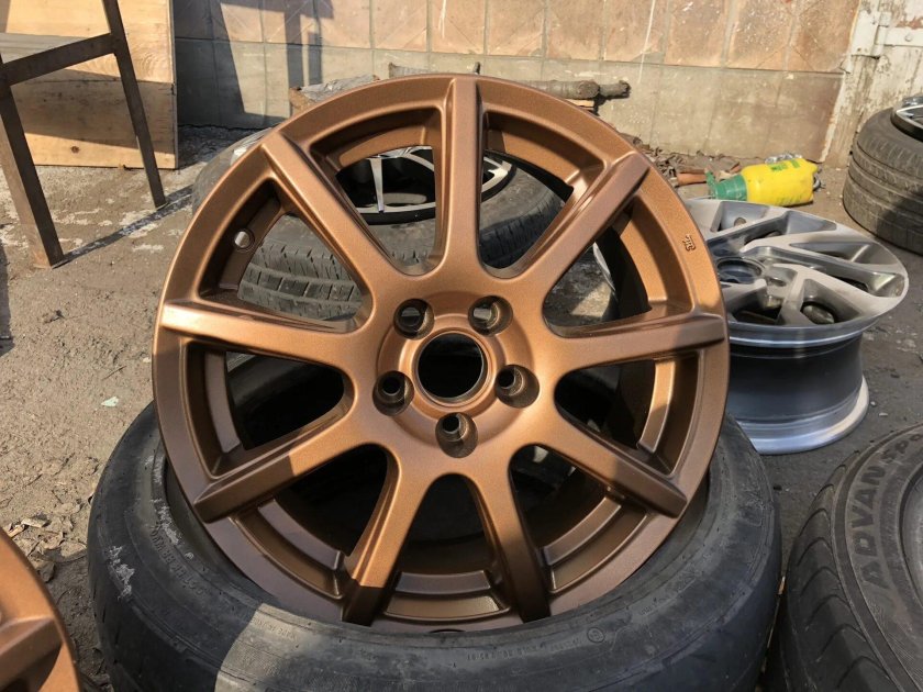 Субару на бронзовых дисках