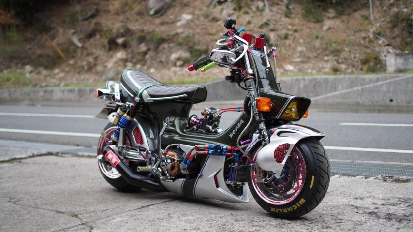 Тюнингованный скутер