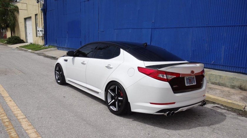 Kia Optima 2012 White Tuning