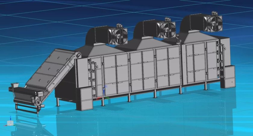 Сушилка конвейерная ленточная г4-КСК-90