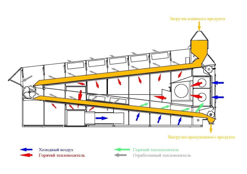 Конвейерные зерносушилки ASM-Agro