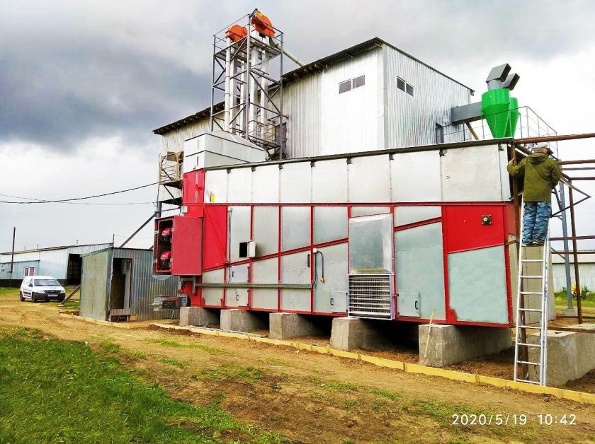 Конвейерная зерносушилка атм Universal-42