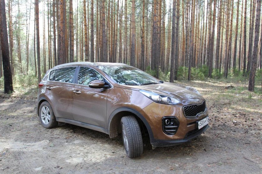 Kia Sportage коричневый