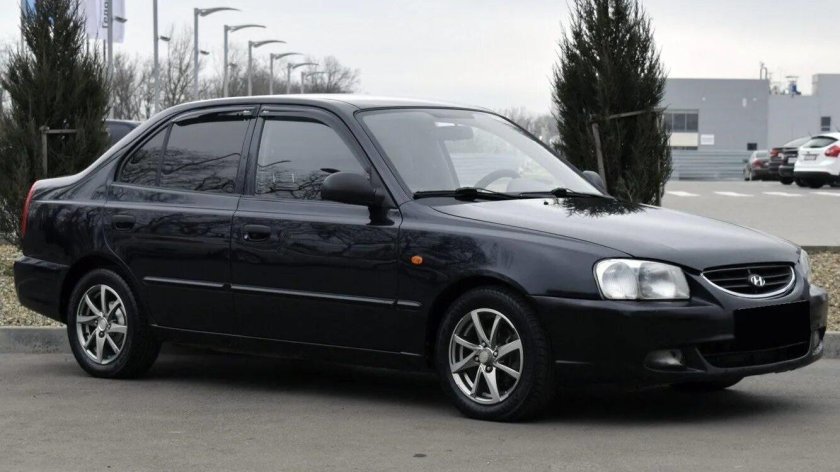 Hyundai Accent 2008 черный