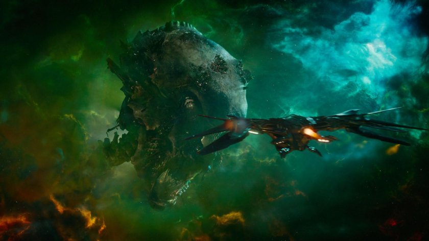 Голова целестиала в Стражах Галактики