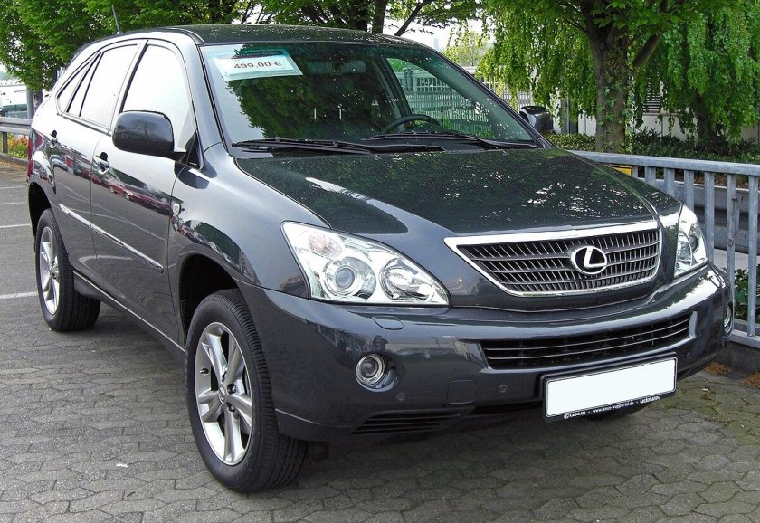 Lexus rx400h черный