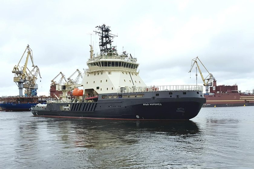 Военный ледокол России Илья Муромец