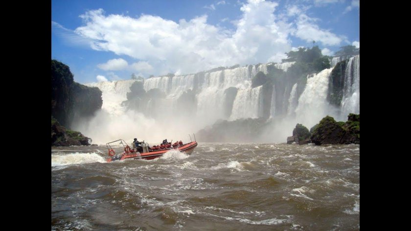 Бразилия водопады Игуасу глотка дьявола