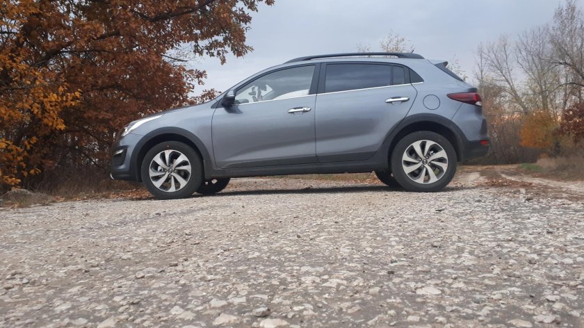 Киа Рио х-лайн серая